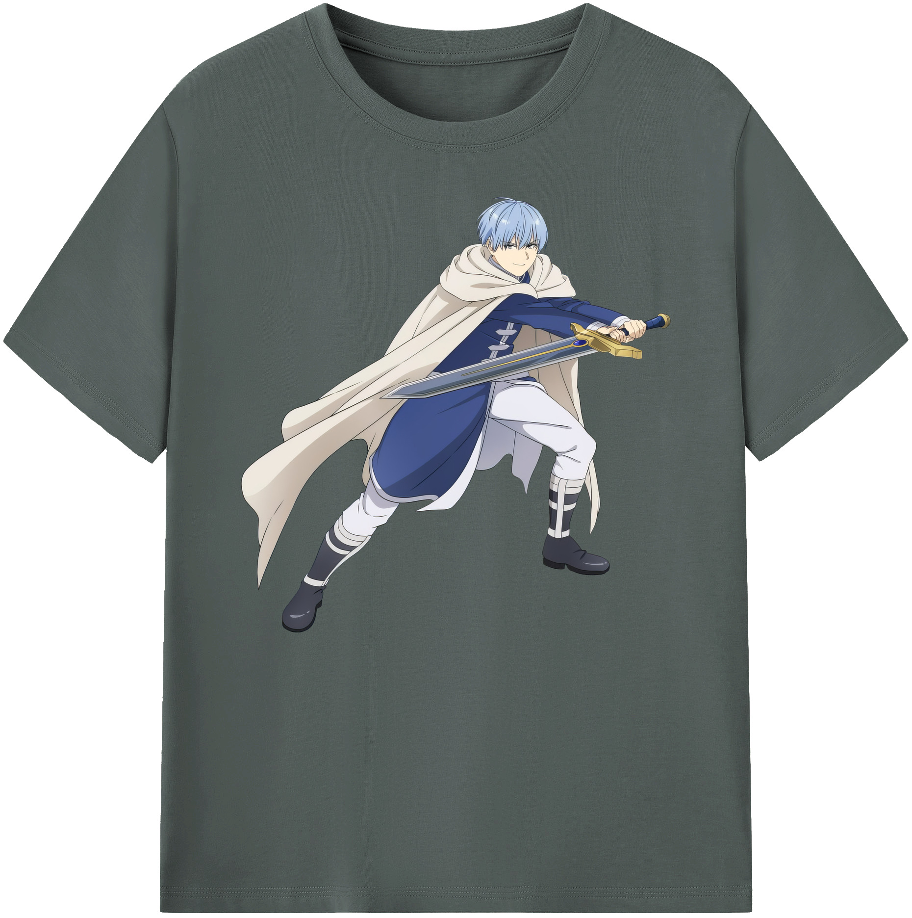 （画像用） 葬送のフリーレン Frieren 綿100％ メンズ半袖Tシャツ｜肌触りやわらか＆通気性